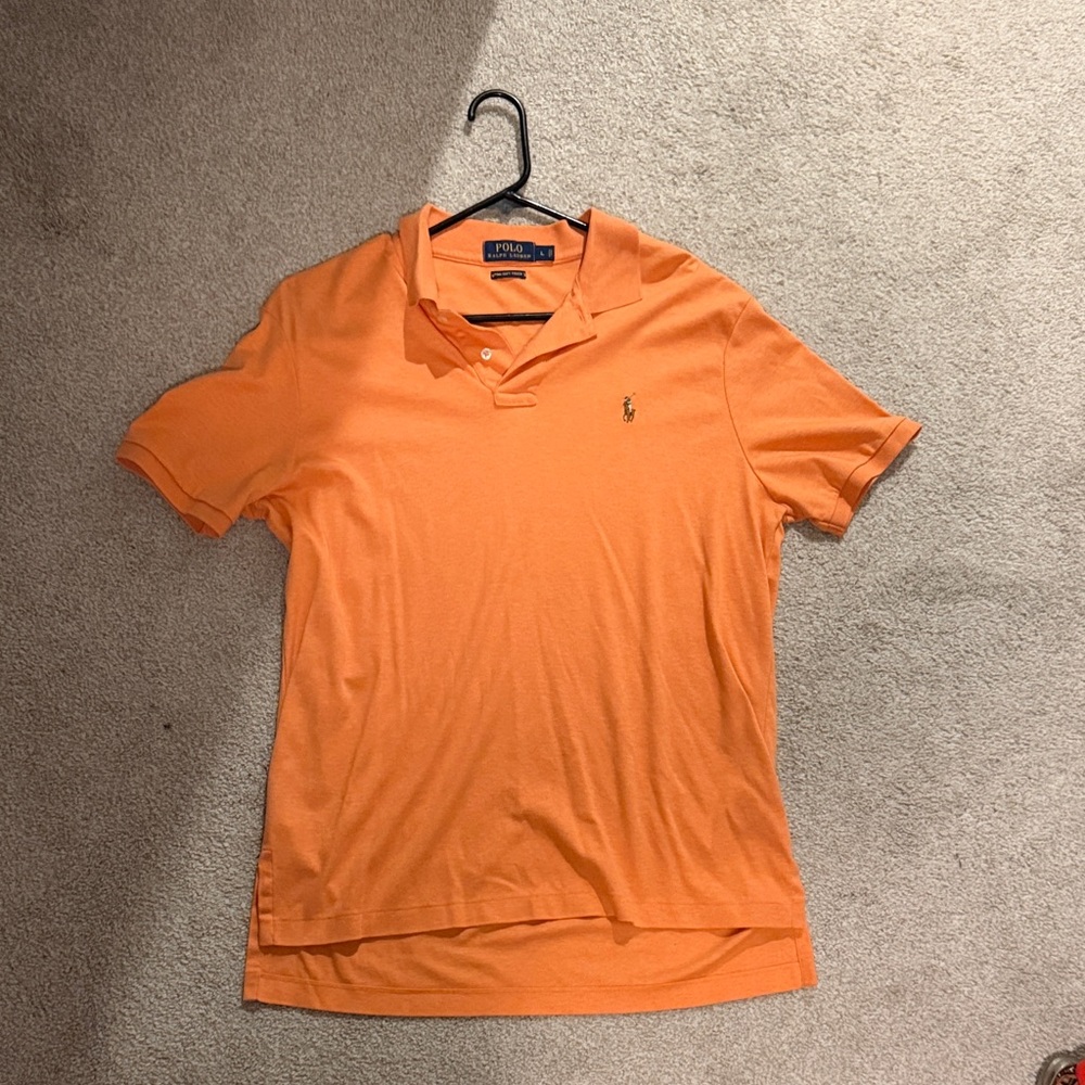Polo by Ralph Lauren Men's Vibrant Orange Polo Shirt